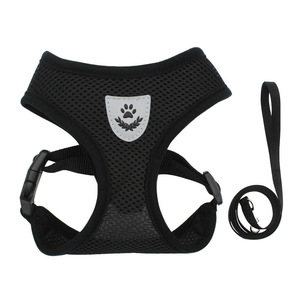Harnais pour chien de type gilet, collier, laisse de traction pour animaux de compagnie pour la promenade en extérieur, vente en gros - Product Image 5
