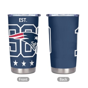 Venta al por Mayor de Vasos Térmicos de Acero Inoxidable de los New England Patriots 1960, Botella Aislada, Taza de Viaje de Fútbol Americano, Regalo de Navidad Personalizado - Product Image 6