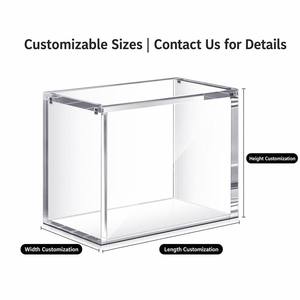 Caixa de Exibição Magnética Profissional em Acrílico, Tamanho Personalizado, Suporte de Balcão, Alta Clareza, à Prova de Poeira, Vitrine para Exposição no Varejo - Product Image 2