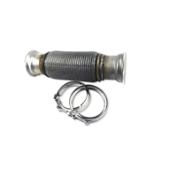Tuyau soufflé en acier inoxydable pour échappement, référence OE M66 7091 0405, compatible avec les moteurs Cummins ISX 11.9 15.0 ISM 10.8, tuyau flexible pour camion