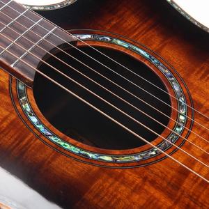 Guitares Cutaway de 40 pouces avec chevilles en ABS, fabrication OEM, dos et côtés en acajou - Product Image 2