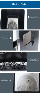 Machine à glaçons de <span class=keywords><strong>table</strong></span>, 18kg, gc <span class=keywords><strong>Frigidaire</strong></span>, Machine Portable de luxe de bureau - Product Image 3