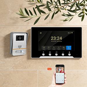 Vidéophone domestique compatible avec l'application Tuya Smart, installation DIY possible, pour immeubles de bureaux - Product Image 1