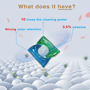 <span class=keywords><strong>Chano</strong></span> 45 Cápsulas de Detergente Ecológicas Desechables para Lavandería, Eliminación Eficaz de Manchas, Bolsas de Perlas al por Mayor - Product Image 3