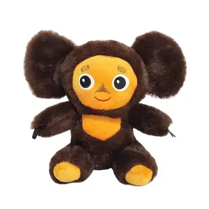 Toptan pop orijinal tek cheburashka büyük kulaklar chabu maymun bebek peluş oyuncaklar yatıştırıcı bebek çocuk oyuncakları