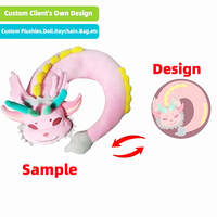 Peluche en tissu cristal ultra douce pour bébé, jouet d'apprentissage, dragon rouge et noir personnalisé