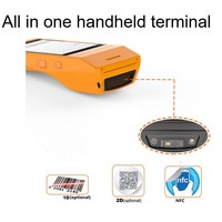 Rouleau de papier pour imprimante thermique, écran tactile, lecteur de code barre, 57mm, Terminal Mobile, Android, NFC, wi-fi, 4G, pour Pos