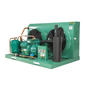 Unidad de compresor semihermético HVAC Bitzer Unidad de condensación refrigerada por aire de tipo abierto