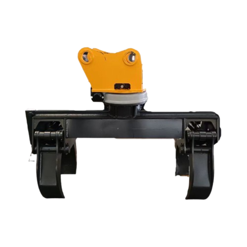 Excavator Electric Pole Clamp Hydraulic Rotating Grapple for Excavator Electric Pole Wire Pole Grapple