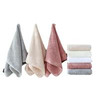 High Quality Solid Color All Cotton Towels Wholesale Long Staple Thickened and Enlarged Absorbent Bath Washcloths