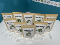 OEM Private Label Natuurlijk Zuivere Zuurzak Fruitextract Poeder Bulk Gedroogde Zuurzakbladeren Poeder