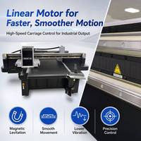 Imprimante UV industrielle à double faisceau de type convoyeur avec alimentation automatique à grande vitesse par courroie et têtes G6 pour lit de 1300 mm