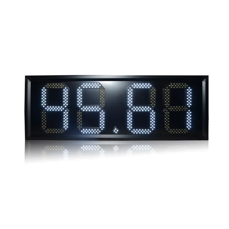 Jhering aluminium blanc couleur 88.88 led signes gaz naturel station colonnes led huile prix station signe à vendre