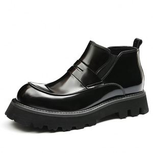 Chaussures habillées pour hommes de style britannique décontracté, de haute qualité, en cuir véritable, pour mariage, nouvelle collection, tendance - Product Image 2