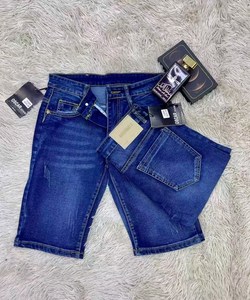 Shorts <span class=keywords><strong>en</strong></span> <span class=keywords><strong>jean</strong></span> amples et décontractés pour hommes, parfaits pour l'été - Product Image 1