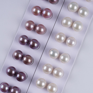 Natural 10-11mm Freshwater White Pearls <b>Beads</b> Coated Bright Oil Semi-Finished DIY Handmade <b>Bead</b> <b>Bracelet</b> Necklace Bare Chain - Product Image 1