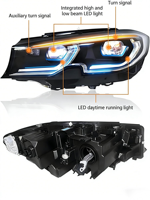 Conjunto de Faros LED para BMW Serie 3 (G20/G21/G28) 2019-2023, Repuesto de Faros Delanteros, Suministro de Fábrica, Piezas de Automóvil -- Un Par