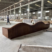 Banc en bois personnalisé pot de fleurs longues places pour les zones d'attente publiques intérieures et extérieures moderne pour centre commercial hôtel hôpital salle de sport réception