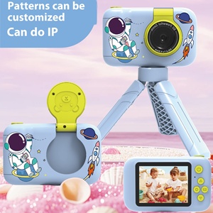 Appareil photo numérique enfant en bas âge avec objectif rabattable à 180 ° et support <span class=keywords><strong>d</strong></span>'écran IPS de 2,4 pouces Caractéristiques de l'appareil photo Cadeaux de festival <span class=keywords><strong>d</strong></span>'<span class=keywords><strong>anniversaire</strong></span> présents - Product Image 6