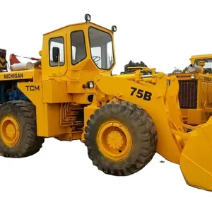 Used MICHIGAN 75B Wheel Loader Original Condition TCM Made in Japan For Sale/TCM Earth-Moving Machinery TCM75B Used Front Loader