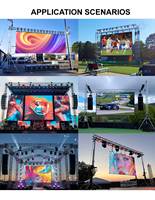 Écran LED extérieur étanche P3.91, panneau 4m x 3m, toile de fond pour publicité, scène DJ et médias photo, grand écran LED pour la location