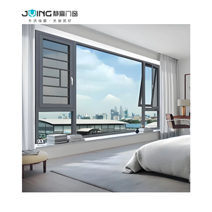 JYing 심플한 디자인 발코니에 알루미늄 창문이있는 3 층 유리 방수 및 차양 천막 - Product Image 4