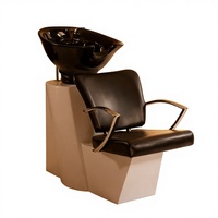 Fauteuil de lavage de luxe de style européen Dongkai avec bac en céramique, pivotant et avec accoudoirs - Mobilier de salon