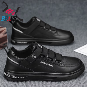 Nuevos Zapatos Deportivos Casuales para Hombre de PU Blanco, Transpirables, Ligeros y Antideslizantes - Product Image 3