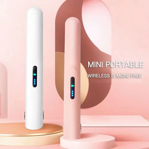 เครื่องม้วนผมไร้สาย - ชาร์จผ่าน USB, ร้อนเร็ว, แบตเตอรี่ความจุสูง, เตารีดขนาดเล็กพกพาสะดวกสำหรับผู้หญิง - Product Image 4