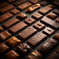Ligne de production automatique de barres chocolatées, machine à chocolat pour la fabrication de chocolat fourré