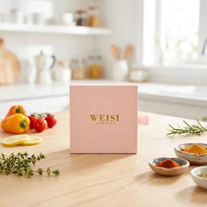 Boîte à bijoux en carton gaufré 7x7x3cm, petit tiroir à bagues, emballage cadeau, livraison en <span class=keywords><strong>3</strong></span> <span class=keywords><strong>jours</strong></span>, prix de base 2026 - Product Image 2
