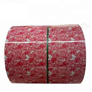 New Design Flower Pattern Color Coated Pre-painted Galvanized Steel Coil PPGI PPGL Wholesale Price
