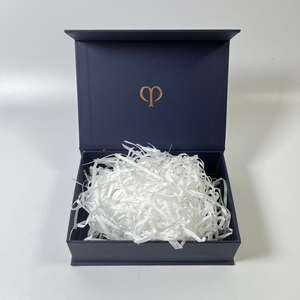 C Family Classic Chinese Style Square Flip Over Minimalist Dark Blue <b>Jewelry</b> Packaging <b>Gift</b> <b>Box</b> 15*15*6 cm - Product Image 3
