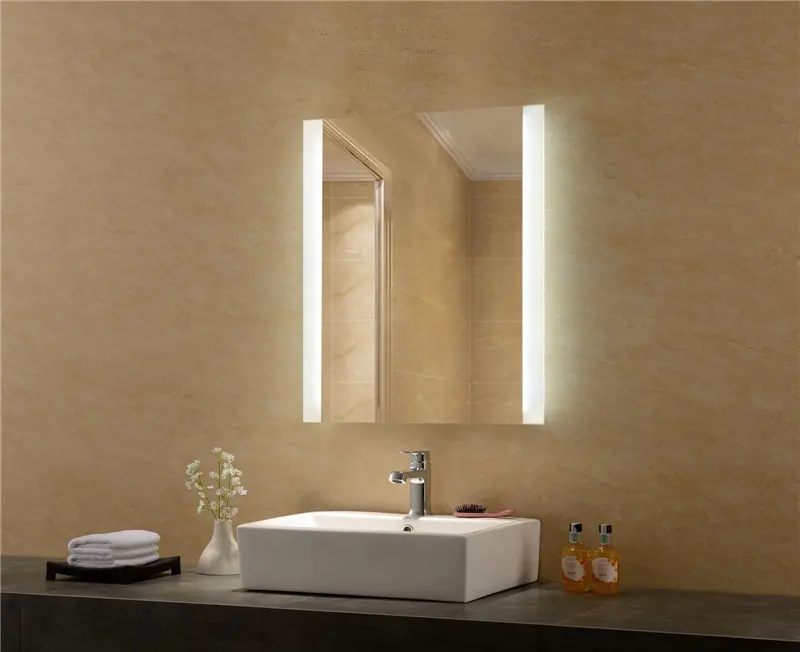 شنق الديكور مرايا الحائط ديكور وندرلاند الحمام ضوء مرآة بدون إطار