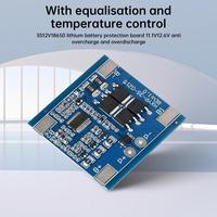 Carte de protection de la batterie au lithium 3S 18650 BMS 15A/20A/25A/30A 11.1V 12.6V Circuit d'égalisation de protection contre les surcharges/décharges