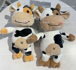 Songshan Toys logo personnalisé mignon Kawaii enfants en peluche <span class=keywords><strong>vache</strong></span> 30cm Animal en peluche en peluche avec Sublimation T-shirt cadeau pour les enfants - Product Image 4