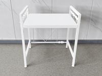 Étagère de rangement réglable en métal pour micro-ondes, extensible, pour comptoir, support de rangement sur pied pour cuisine et station café