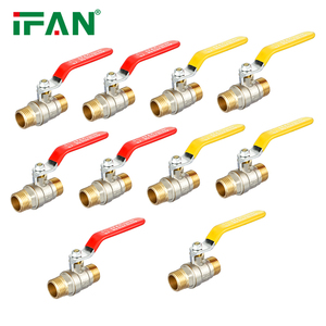 IFAN All standard size <strong>Ball</strong> Water <strong>Valve</strong> Corrosion Resistant Forged Brass <strong>Valve</strong> 1/4''--4'' Threaded Brass <strong>Ball</strong> <strong>Valve</strong> - Product Image 1