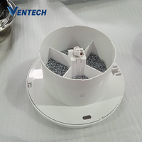 VDV-A3 Diffuseur d'air de retour circulaire moderne en plastique pour plafond, pour système de ventilation CVC