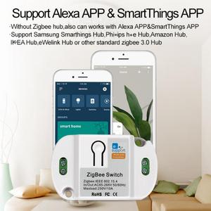 Glomarket eWeLink Zigbee <span class=keywords><strong>Mini</strong></span> interruptor inteligente 10A Control remoto inalámbrico Temporizador de voz <span class=keywords><strong>Google</strong></span> <span class=keywords><strong>Home</strong></span> <span class=keywords><strong>Alexa</strong></span> - Product Image 3