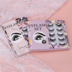 SP Prix d'usine Vente en gros Offre Spéciale 10 Paires d'ensembles de <span class=keywords><strong>cils</strong></span> magnétiques à bande complète avec eye-liner, <span class=keywords><strong>Faux</strong></span> <span class=keywords><strong>cils</strong></span> magnétiques 3D en vison synthétique - Product Image 3