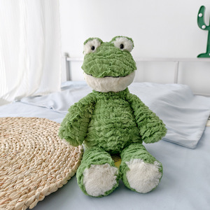 Venta al por mayor <span class=keywords><strong>triste</strong></span> verde sonriente oso de peluche PP algodón relleno malla Gua Boca Grande alivio del estrés broma regalo posición sentada - Product Image 2
