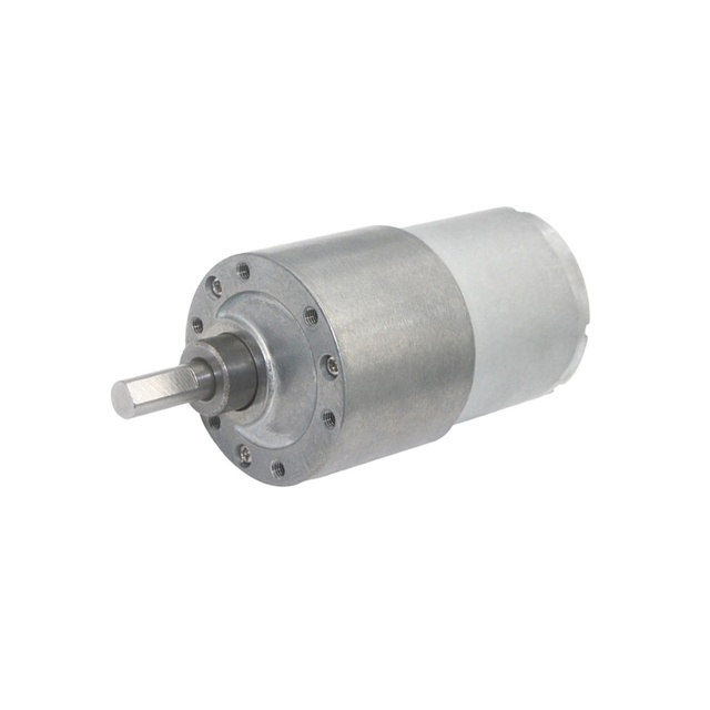 12V/24V DC Gear Motor All Metal Gearbox Brush Commutation High Torque 7-1600 RPM for Home Appliance & Fan