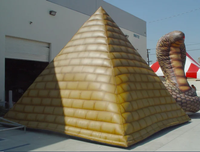 Pyramide / Sphinx / Serpent gonflable géant personnalisé pour la décoration d'événements en plein air, la publicité et la promotion