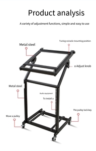 Thiết Bị Khuếch Đại Công Suất Máy Phát Đĩa Âm Thanh Chuyên Nghiệp Sân Khấu Khung DJ 9U/12U Bảng Điều Chỉnh Thông Dụng - Product Image 3