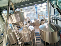 Équipement de brasserie artisanale écoénergétique 3000L-15000L Ensemble complet de cuves de fermentation et de stockage