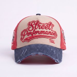 Wholesale Custom Logo Denim 5 Panel Cap 3D Puff Embroidery <b>Flat</b> <b>Hat</b> Adjustable Unisex Premium Fashion OEM ODM Supplier - Product Image 2