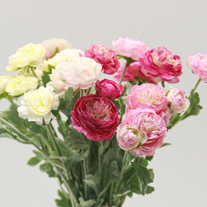 Ingrosso fatto a mano <span class=keywords><strong>fiori</strong></span> artificiali di ranuncolo <span class=keywords><strong>per</strong></span> natale decorazioni pasqua <span class=keywords><strong>per</strong></span> matrimonio <span class=keywords><strong>sposa</strong></span> eventi di ringraziamento - Product Image 5