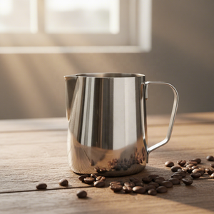 เหยือกตีฟองนมสแตนเลสแบบพกพา ดีไซน์ใหม่ ความจุขนาดใหญ่พิเศษ 1000 มล. ปากเทคม ทนทาน ใช้ซ้ำได้ - Product Image 2