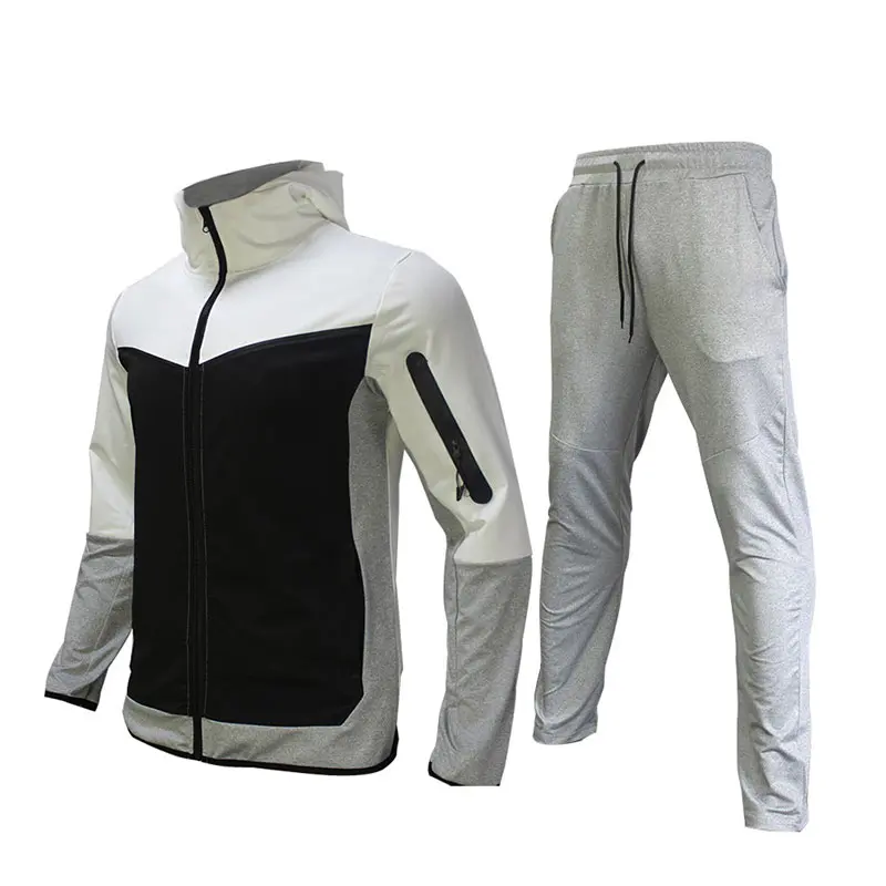 Wholesale Brand Design High Quality Cotton Men's Clothing Tracksuit Sweatsuit Pants Jogging Suit Hoodie Jogger Set Sportswear